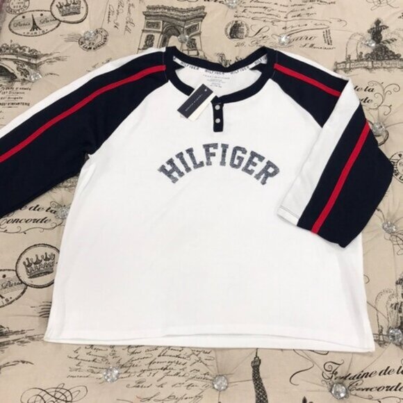 Tommy Hilfiger Henley T-Shirt Pajama - Picture 3 of 7